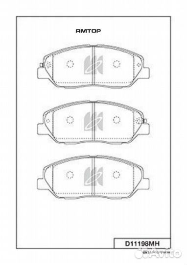 Kashiyama D11198MH Колодки тормозные дисковые Kash