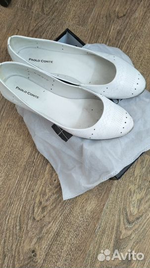 Балетки натуральная кожа 37