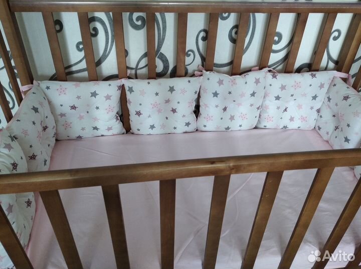 Бортики в детскую кроватку