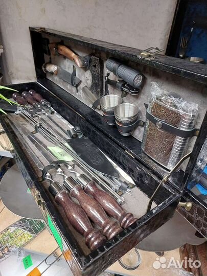 Набор шампуров в кейсе