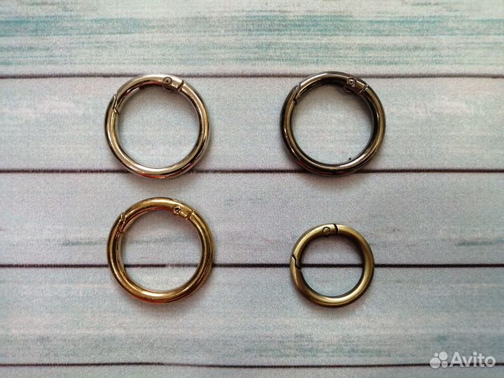 Замок, кольцо, полукольцо, кнопка