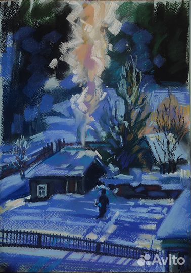 Картина пастель