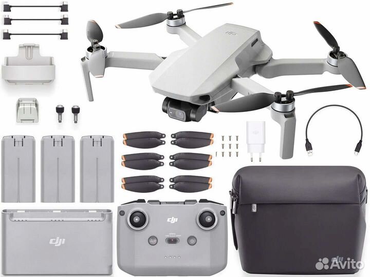 Квадрокоптер dji mini 2 fly more combo