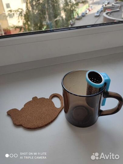 Ситечко для заварки чая и подставка под кружку