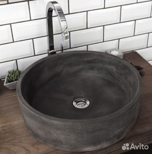 Раковина из бетона