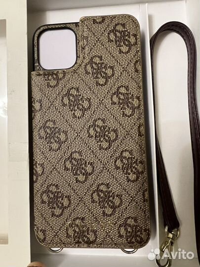 Guess Чехол на iPhone 11 pro max от-ем для карт