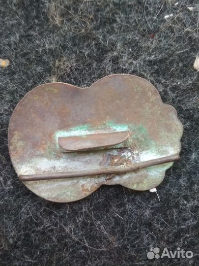 Бляшка на ремень. Старина