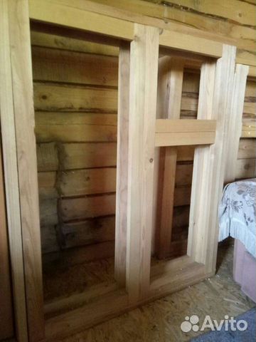 Новая деревяная рама 1200 х 1000 х 140мм