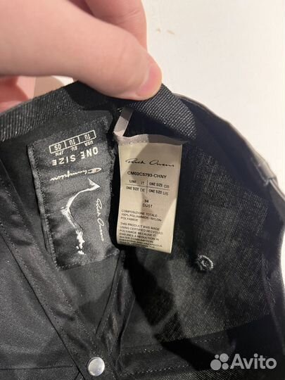 Кепка Rick owens