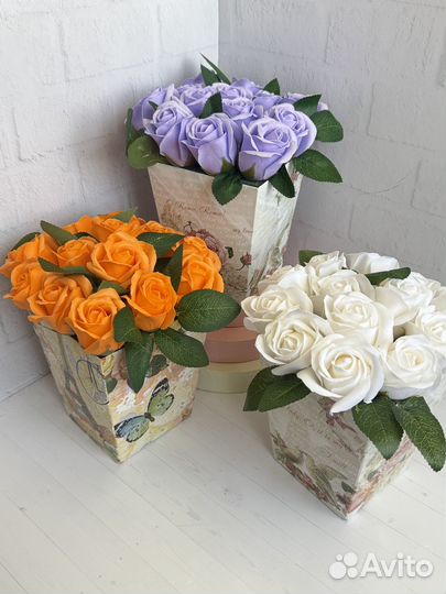 Мыльные букеты