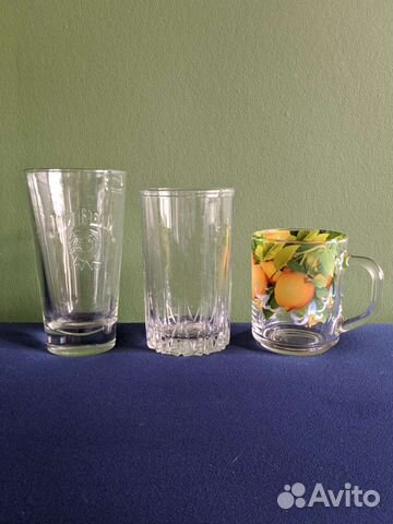 Стеклянная посуда, стаканы, чашка