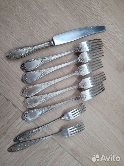 Мельхиор столовые приборы