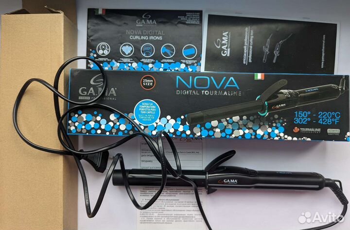 Щипцы Ga.Ma Nova Digital Tourmaline 25 mm 1 исп