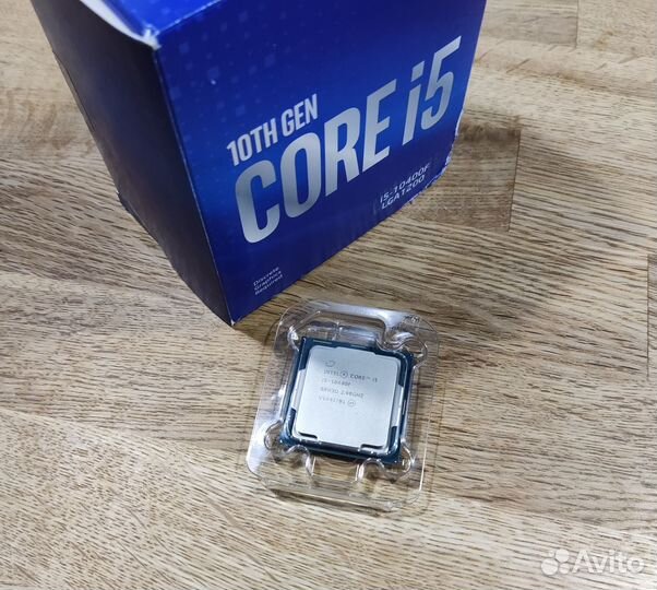 Процессор Intel Core i5-10400f BOX + куллер
