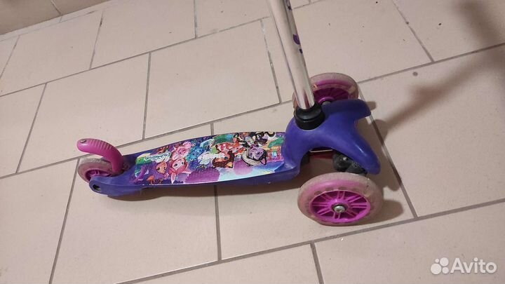 Самокат детский трехколесный бу