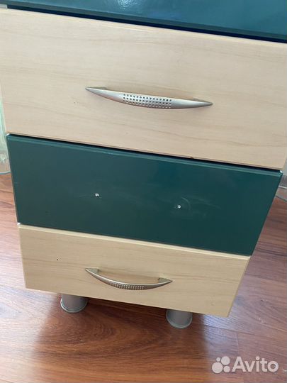 Стол письменный с подвесным шкафом бу