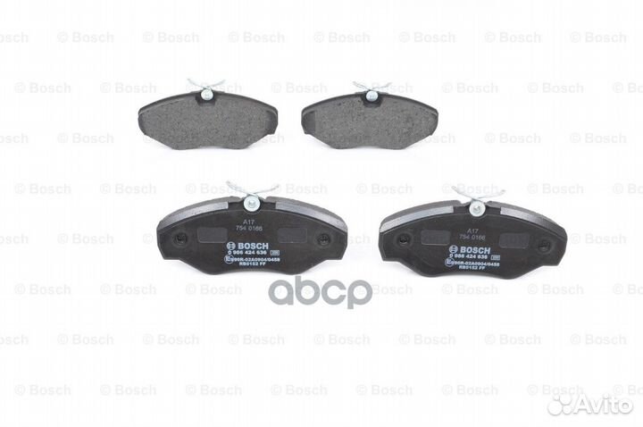Колодки торм диск передн к-т 0986424636 Bosch
