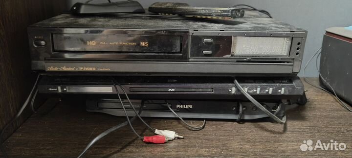 2 dvd 1 видеомагнитофон