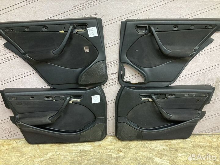 Дверные карты Mercedes w202