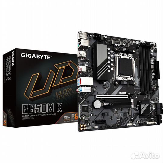 Gigabyte B650M K, Socket AM5, новая с гарантией