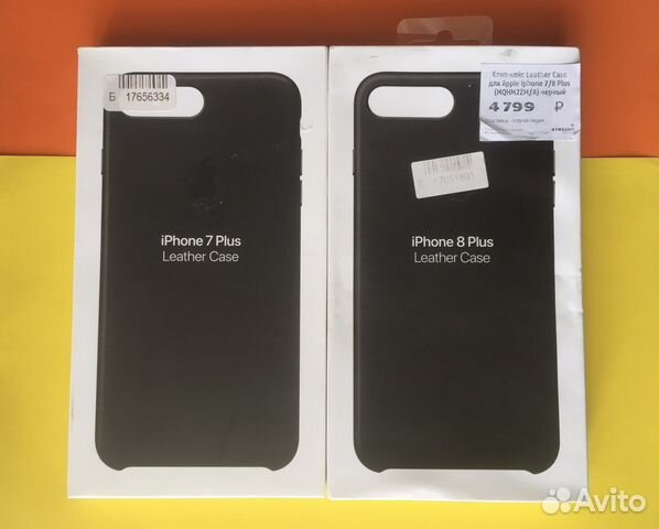 Чехол на iPhone 7 8 plus оригинал кожаный новый