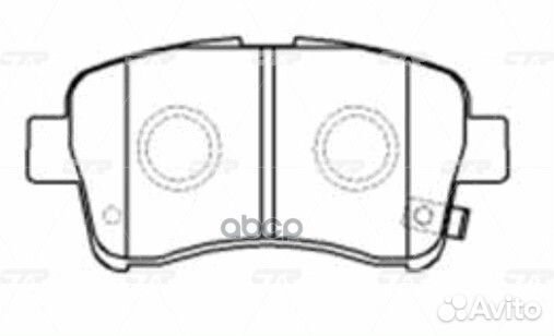 CKS-2 GK0942 Колодки тормозные дисковые пер