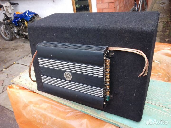 Сабвуфер JBL 1100 Вт+Усилитель DLS 4 канальный