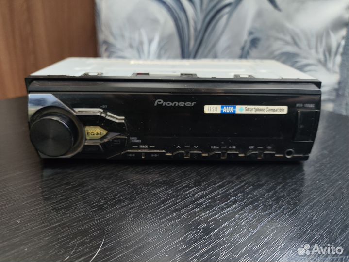 Автомагнитола pioneer mvh-180ubg usb/aux/радио