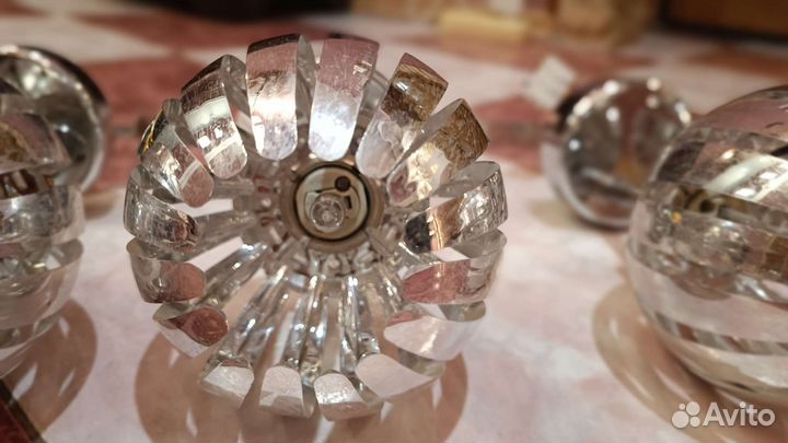 4 шт светильники-споты поворотные бу