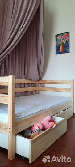 Детская кровать от 3 лет с матрасом