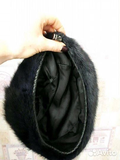 Берет норковый