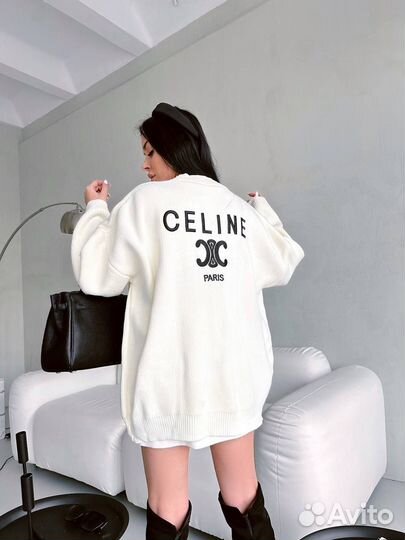 Кардиган Celine, оверсайз