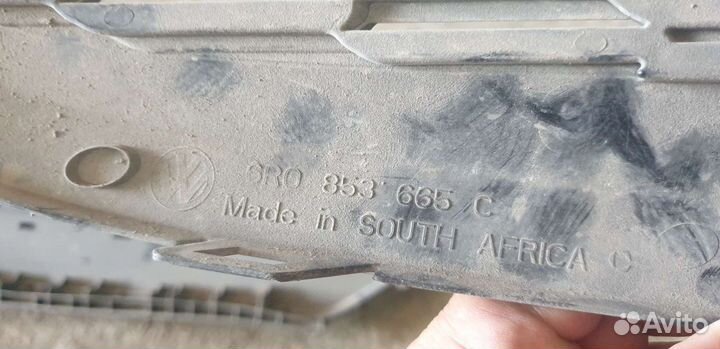 Решетка бампера volkswagen polo