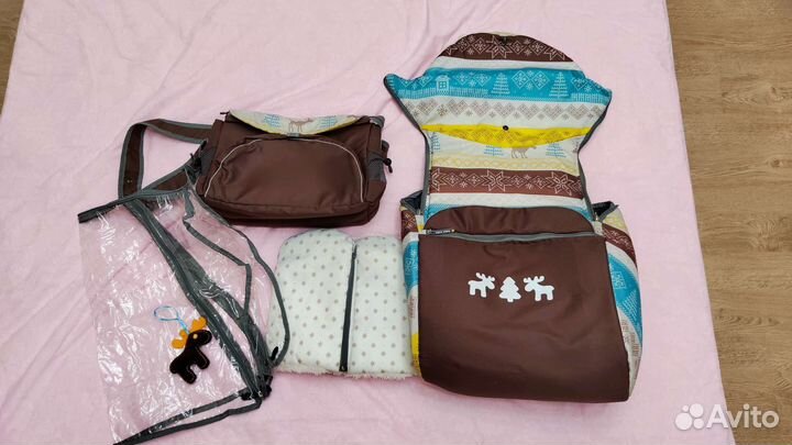 Санки коляска nika