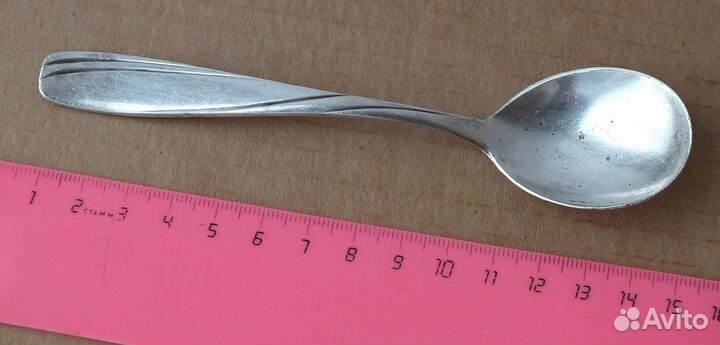 Чайная ложка мельхиор мнц СССР