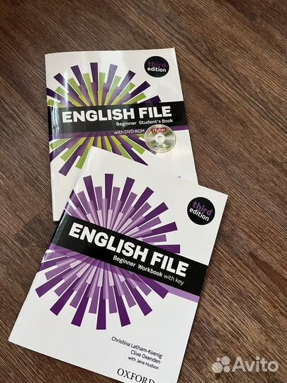 English file beginner учебник, тетрадь, диск