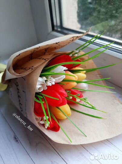 Букет из мыла 