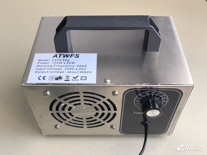 Озонатор мощный Гром с таймером 60 г