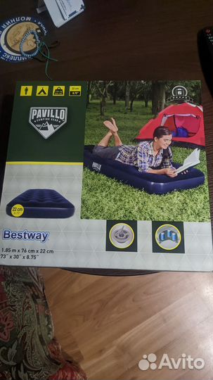 Надувной матрас новый плавания и природы матрац