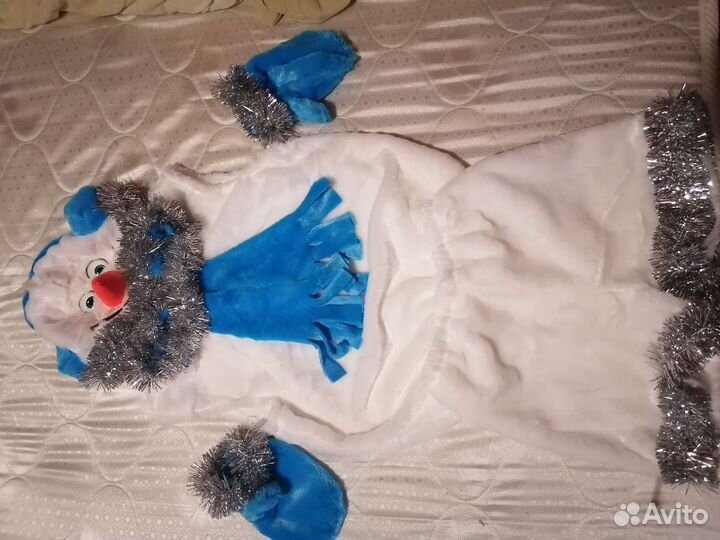 Карнавальный костюм для мальчика снеговик