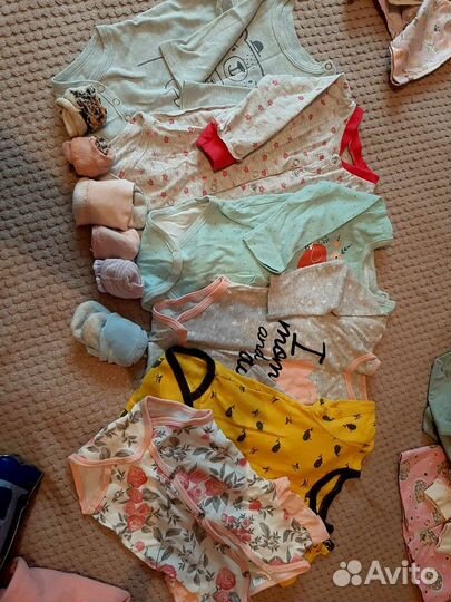 Детские вещи пакетом для девочек от 0 до 1 года