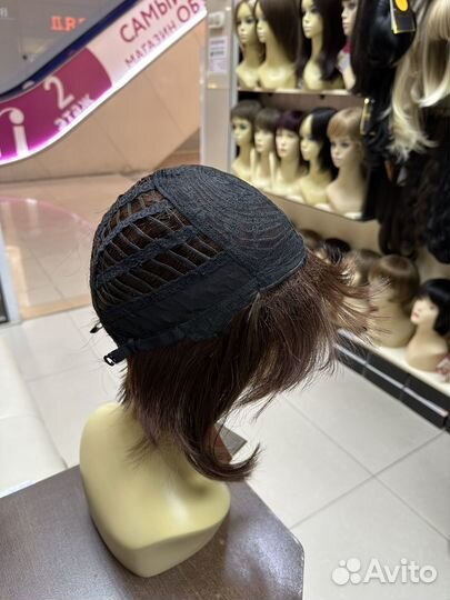 Парик каре из натуральных волос