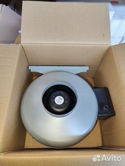 Канальный вентилятор вытяжной 100мм, 310 кубов