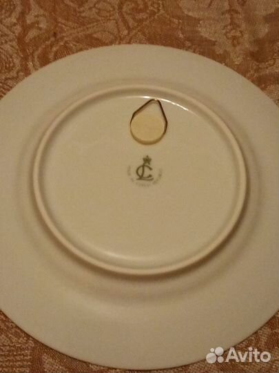 Настенная тарелка Кошка Чехия Винтаж