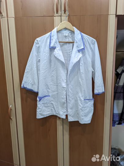 Медицинские халаты рабочие женские б/у размер 48