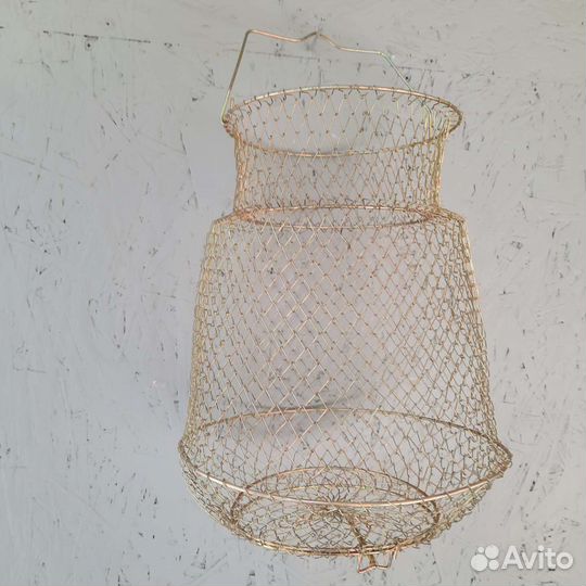 Садок рыболовный металлический,небольшой