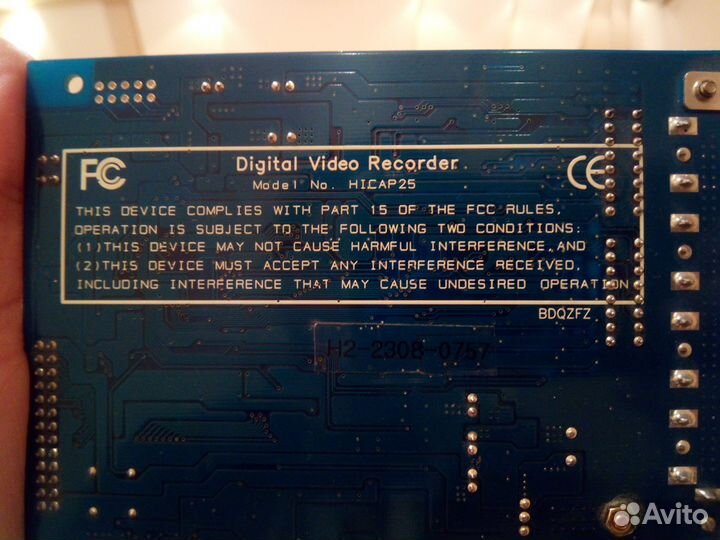 Плата видео-наблюдения hicap25