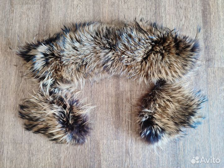 Воротник меховой чернобурка