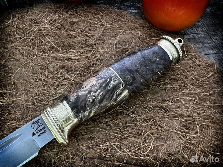 Финка охотничья из стали к340