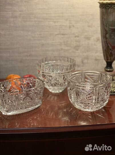 Хрустальные вазы посуда